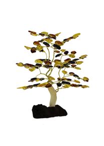 Dekobaum OSTSEE-SCHMUCK "- 13 cm, 108 Bernsteine - Bernstein -" Gr. 13, bunt (mehrfarbig), Blacklist, Dekofiguren, Dekobaum