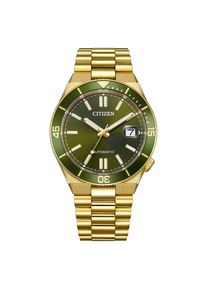 Automatikuhr Citizen "Tsuyosa Shore", gold (goldfarben, gr&uuml;n), Armbanduhren, Damen, Automatikuhr, Armbanduhr, Damenuhr, Herrenuhr, Mechanische Uhr, Edelstahlarmband