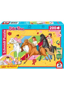 Puzzle Schmidt Spiele "Bibi & Tina, Pferdeliebe", bunt, Puzzles, KinderB:43cm H:29cm, Pappe, Motiv, Puzzle, Made in Europe, B:43cm H:29cm