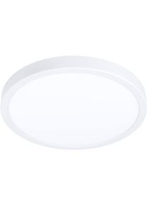 Eglo Aufbauleuchte "Fueva 5 Deckenlampe, Wohnzimmerlampe, Stahl und Kunststoff, Lampe", wei&szlig;, 1, &Oslash; 28,5cm H: 2,8cm, 1 Stk., Leuchten, &Oslash; 28,5 cm, Aufbauleuchte, Deckenlampe in Wei&szlig;, LED Aufbaulampe, Aufbauleuchte