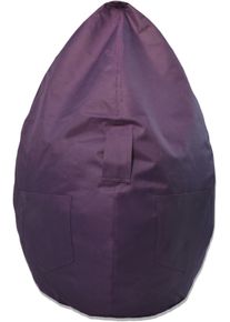 Sitzsack Kinzler "Kimi small", lila (brombeer), B:65cm H:110cm, Polyester, Sitzs&auml;cke, Sitzsack, Uni Farben, mit Taschen & Tragegriff, Outdoor geeignet, Kinderzimmer