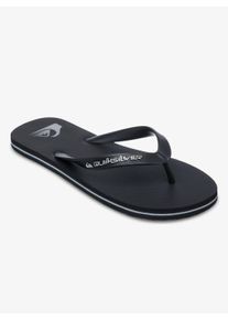 Zehentrenner Quiksilver "MOLOKAI CORE", Herren, Gr. 40, schwarz, silber, Synthetik, Schuhe Zehentrenner, Sommerschuhe