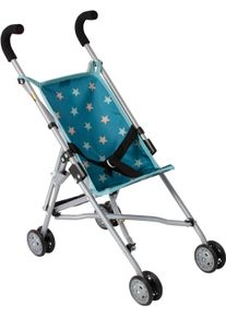Bayer Chic 2000 Puppenbuggy CHIC2000 "Roma, Mini-Buggy", sternchen t&uuml;rkis, Puppenwagen, KinderB:29cm H:57cm T:50cm, Kunststoff, Metall, Stoff, Puppenbuggy, B:29cm H:57cm T:50cm