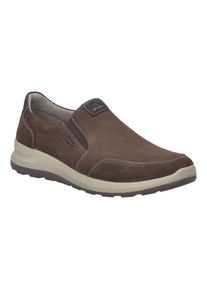 Slipper Josef Seibel "Marley 52", Herren, Gr. 41, Textil, braun (braun kombiniert), Nubukleder, Veloursleder, Schuhe Slipper, Slip On-Sneaker, Schlupfschuh mit TEX-Ausstattung, G-Weite