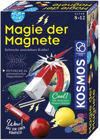 Experimentierkasten Kosmos "Fun Science Magie der Magnete", blau (wei&szlig;, neutral), Experimentierk&auml;sten, Kinder, Experimentierkasten
