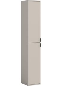 Garderobenschrank Home Affaire "TRONDHEIM, H&ouml;he 193 cm, 2 T&uuml;ren, 6 F&auml;cher, 4 Einlegeb&ouml;den", kaschmir, B:30cm H:193cm T:34cm, Holzwerkstoff, Schr&auml;nke, Garderobenschrank, Schrank, Hochschramk, Mehrzweckschrank, Universalschrank, Flur, Diele