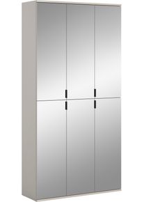 Garderoben-Set Home Affaire "TRONDHEIM, 2-teilig, Breite 91 cm, individuell platzier- & erweiterbar", kaschmir, B:91cm H:193cm T:34cm, Holzwerkstoff, Kastenm&ouml;bel-Sets, Garderoben-Set, Garderobenschrank, Kleiderschrank, Schrankkombination, Garderobe