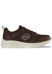 Sneaker Lotto, Damen, Gr. 46, schwarz braun, sand, Kunstfaser, Synthetik, unifarben, Schuhe Sneaker, - besonders leicht & bequem