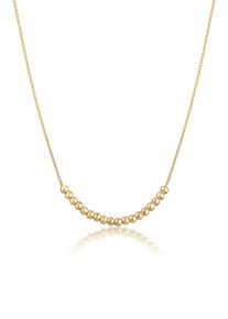 Kette mit Anh&auml;nger Elli "Halskette Kugel Elemente 925 Sterling Silber" Gr. 45, gold, Halsketten, Damen, ohne Stein, Silber 925 (Sterlingsilber), Kette mit Anh&auml;nger