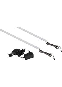 LED Unterbauleuchte Home Affaire "SERIO-LED", wei&szlig; (wei&szlig; neutral), B:33cm H:1cm T:1cm, Leuchten, LED Unterbauleuchte, 3X, 2X oder 1X LED PROFIL (je nach Ausf&uuml;hrung)