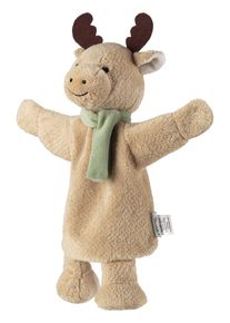 Puppentheater Sterntaler "Handpuppe Elch", beige (sand), Puppen, Kinder, Puppentheater