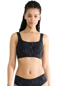 Bustier Sloggi "ZERO Feel 2.0", Damen, Gr. XXL, N-Gr, schwarz (schwarz combination), Single Jersey, Obermaterial: 76% Polyamid, 24% Elasthan, BHs Bustier, mit herausnehmbaren Pads, leichter Halt, Mikrofaser