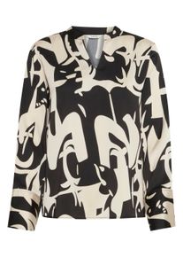 Langarmbluse B.Young "Langarm-Bluse BYJINNY", Damen, Gr. 34, schwarz (schwarz mix), Obermaterial: 100% Polyester PES., Blusen Langarmbluse