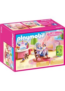 Konstruktions-Spielset Playmobil "Babyzimmer (70210), Dollhouse", bunt, Spielbausteine, Kinder, Kunststoff, Konstruktions-Spielset, Made in Germany