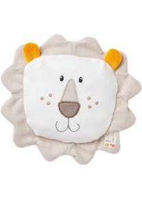 babyFEHN W&auml;rmekissen FEHN "fehnNATUR, Traubenkernkissen L&ouml;we", gelb (wei&szlig;, beige, gelb), W&auml;rmekissen, BabyB:22cm H:3cm L:24cm, Baumwolle, Pl&uuml;sch, W&auml;rmekissen, Enth&auml;lt Bio-Baumwolle, B:22cm H:3cm L:24cm