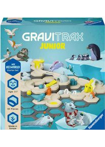 Kugelbahn-Bausatz Ravensburger "GraviTrax Junior Starter-Set L Ice", bunt, Kugelbahnen, Baby, Kunststoff, Kugelbahn-Bausatz, Made in Europe