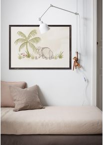 Wandbild Komar "Follow me Dumbo", farbe bild(er): pastell, Disney, 1 Stk., Vlies, Bilder, Wandbild, 40 x 30 cm (Breite x H&ouml;he) - Kinderzimmer, Dekoration
