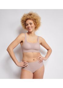Bustier Sloggi "ZERO Feel 2.0", Damen, Gr. M, N-Gr, rosa (perola), Single Jersey, Obermaterial: 76% Polyamid, 24% Elasthan, unifarben, BHs Bustier, mit herausnehmbaren Pads, leichter Halt, Mikrofaser
