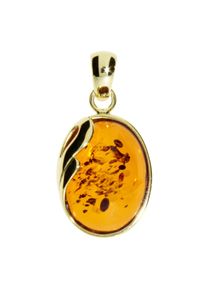 Kettenanh&auml;nger OSTSEE-SCHMUCK "- Melanie 27 mm - Gold 585/000 - Bernstein" Gr. 27, gold (gold 585, goldfarben, gelb), Schmuckanh&auml;nger, Damen, Gelbgold 585, Kettenanh&auml;nger