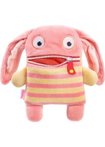 Pl&uuml;schfigur Schmidt Spiele "Sorgenfresser Pomm", rosa (rosa, gelb), Pl&uuml;schfiguren, KinderB:20,5cm H:22cm T:4,5cm, Pl&uuml;schfigur, B:20,5cm H:22cm T:4,5cm