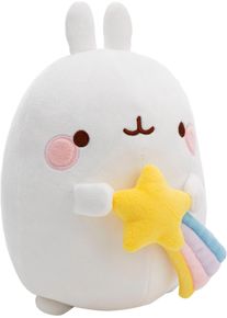 Kuscheltier Nici "Molang, Molang mit Sternschnuppe, 24 cm, in Geschenkverpackung", wei&szlig;, Pl&uuml;schfiguren, KinderB:14,5cm H:24cm L:14,5cm, Polyester, Kuscheltier, B:14,5cm H:24cm L:14,5cm
