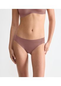 High-Waist-Slip Sloggi "ZERO Feel 2.0", Damen, Gr. XS, braun (cacao), Jersey, Obermaterial: 76% Polyamid, 24% Elasthan, k&ouml;rpernah, Unterhosen High-Waist-Slip, softe Mikrofaser, atmungsaktiv, ultraleicht und dehnbar