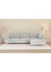Ecksofa DIE PLANBAR "MP-IN14007, Breite 306 & 318 cm w&auml;hlbar", famosa ecru, B:306cm H:84cm T:197cm, 100% Polyester, Sofas, Ecksofa, wahlweise mit Bettfunktion und verstellbaren Kopfst&uuml;tzen