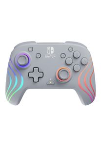 Gamepad "Afterglow Wave", grau, B:16cm H:13,4cm T:6,5cm, PDP - PERFORMANCE DESIGNED PRODUCTS, Spielecontroller, Gamepad