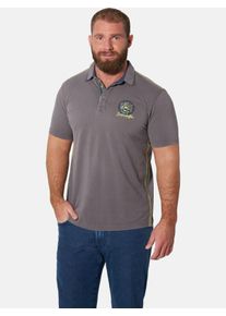 Poloshirt Jan Vanderstorm "Poloshirt JONIN", Herren, Gr. XL, grau, Obermaterial: 100% Baumwolle CO., Shirts Poloshirt