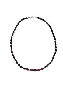 Kette ohne Anh&auml;nger OSTSEE-SCHMUCK "- Olive -50 cm- - Bernstein -" Gr. 50, braun (braun, bernsteinfarben), Halsketten, Damen, Bernstein, Kette ohne Anh&auml;nger