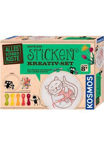 Kreativset Kosmos "AllesK&ouml;nnerKiste, Sticken Kreativ-Set", bunt, Kreativsets, Kinder, Kreativset
