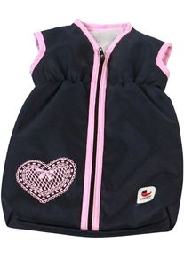 Bayer Chic 2000 Puppen Schlafsack CHIC2000 "Brombeere", blau (melange grau, navy), Puppenausstattungen, KinderB:27cm H:2cm T:45cm, Polyester, Puppen Schlafsack, B:27cm H:2cm T:45cm