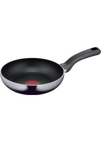 Bratpfanne Tefal "Resist, sichere Titanium Antihaftversiegelung", schwarz, B:21,4cm H:5cm L:36,78cm &Oslash;:20cm, Pfannen, Bratpfanne, Thermo-Signal bei idealer Brattemperatur, nicht induktionsgeeignet