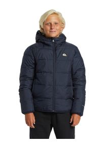 Funktionsjacke Quiksilver "Scaly Reversible", Kinder, Gr. 10, schwarz navy, Obermaterial: 100% Polyester., Jacken Funktionsjacke