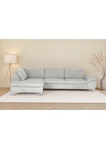 Ecksofa DIE PLANBAR "MP-IN14007, Breite 306 & 318 cm w&auml;hlbar", famosa ecru, B:306cm H:84cm T:197cm, 100% Polyester, Sofas, Ecksofa, wahlweise mit Bettfunktion und verstellbaren Kopfst&uuml;tzen