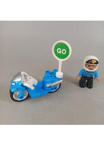 Lego Duplo Bundle Polizei & Bauernhof Set von 12 Figuren mit Motorrad | mehrfarbig