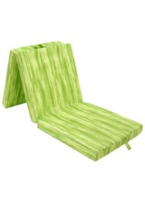 Boxxx Faltmatratze, Gr&uuml;n, Hellgr&uuml;n, Textil, rechteckig, 63x190 cm, Oeko-Tex&reg; Standard 100, wendbar, Tragegriffe, Schlafzimmer, Matratzen, Rollmatratzen & Faltmatratzen