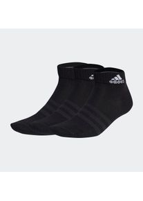 Funktionssocken adidas Performance "THIN AND LIGHT ANKLE SOCKEN, 3 PAAR", Damen, Gr. M (40/42), schwarz-wei&szlig; (schwarz, wei&szlig;), Obermaterial: 51% Baumwolle, 46% Polyester, 2% Elasthan, 1% sonstige Fasern, Socken Funktionssocken