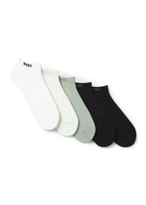 Sneakersocken BOSS "5P AS Uni CC", Herren, Gr. 43-46, open miscellaneous 978, Baumwollmischung, elastisch, Socken Sneakersocken, mit BOSS Label