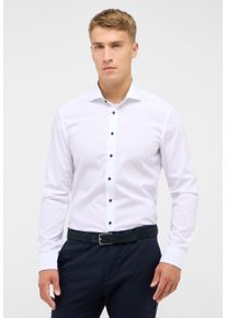 Langarmhemd Eterna "SLIM FIT", Damen, Gr. 38, Normalgr&ouml;&szlig;en, wei&szlig;, Popeline, 100% Baumwolle, schmal, Manschette, Hemden Langarmhemd, NON IRON (b&uuml;gelfrei)