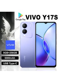 VIVO Y17S 4G smartphone 8GB+256GB/5000mAh/side fingerprint recognition/facial recognition/support 1080P@30fps video recording