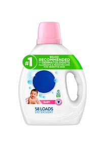 Baby Liquid Laundry Detergent, 73 oz, 58 Loads