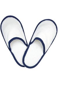 The One Towelling Slippers voor volwassenen (Wit/Zwaar Blauw)