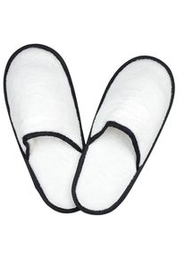 The One Towelling Slippers voor volwassenen (Wit/zwart)