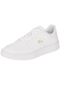 Sneaker Lacoste "COURT PRO", Damen, Gr. 37, wht, gld, Synthetik, Schuhe Sneaker