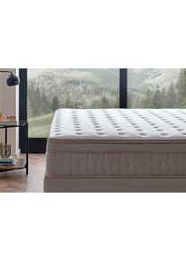 Taschenfederkernmatratze Yatas Bedding "Matratze Yatas Royal, Matratze in 90x200 cm und weiteren Gr&ouml;&szlig;en" Gr. 3, transparent (wei&szlig;, neutral), B:140cm H:31cm L:200cm, Bezug: 85% Polyester, 15% Viskose, Matratzen, Taschenfederkernmatratze, 7-Zonen, H3, ergonomisch, atmungsaktiv
