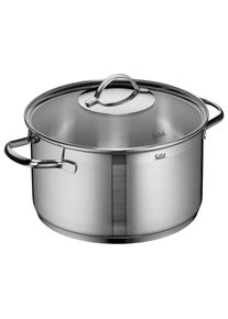 Kochtopf Silit "Achat, Topf mit Deckel", edelstahl, B:25,5cm H:20,3cm L:33,5cm &Oslash;:24cm, T&ouml;pfe, Kochtopf, rostfrei, Silitherm-Allherdboden, induktionsgeeignet