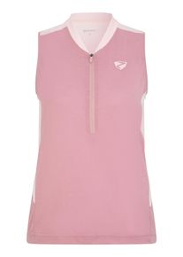 Radtrikot Ziener "NIKOLETTA-Z", Damen, Gr. 48, rosa (malve rose), Obermaterial: 85% Polyester, 15% Baumwolle. Obermaterial 2: 86% Polyester, 14% Baumwolle, Trikots Radtrikot