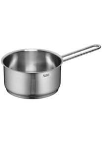 Kasserolle Silit "Achat", edelstahl, B:17,4cm H:8,8cm L:31cm &Oslash;:16cm, T&ouml;pfe, Kasserolle, rostfreier Edelstahl, Silitherm-Allherdboden, induktionsgeeignet