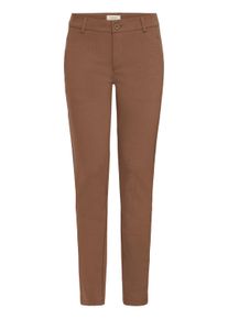 Stoffhose Fransa "Hose FRLANO", Damen, Gr. 34, N-Gr, braun (carafe), Obermaterial: 66% Viskose CV. 30% Polyamid PA. 4% Elasthan EL., Hosen Stoffhose